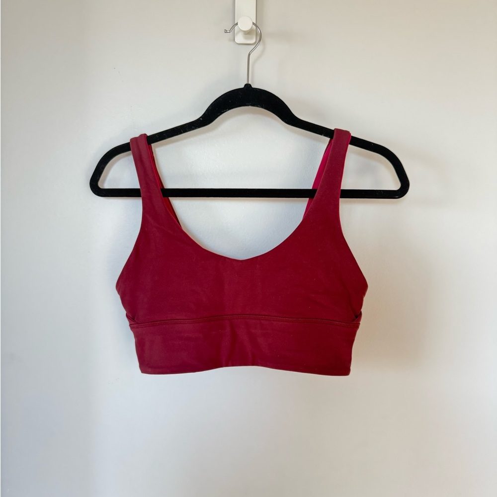 Lululemon Reversible Red Sports Bra